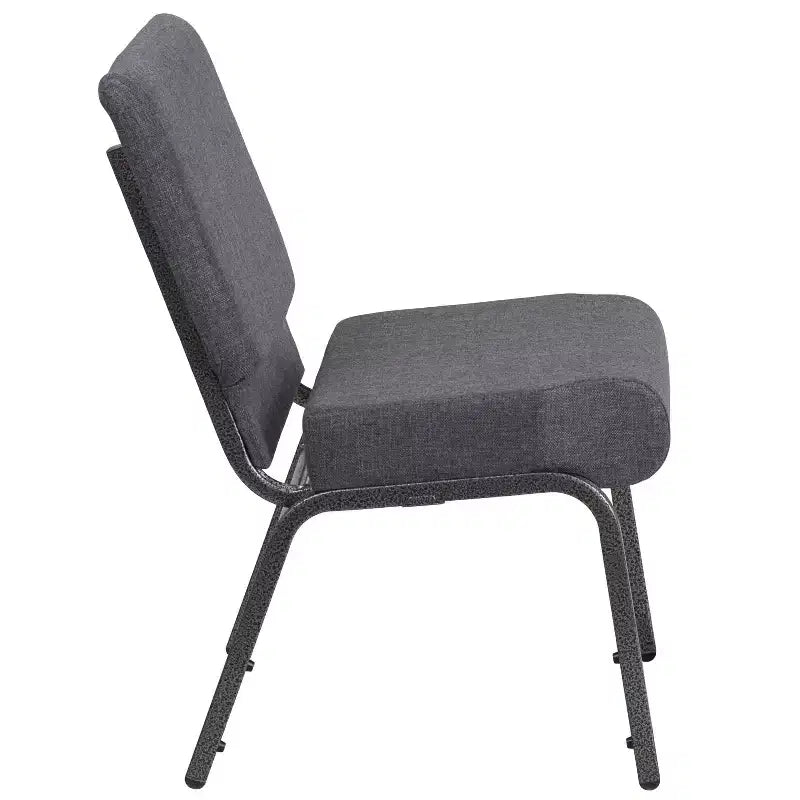 Emma et Oliver Lot de 4 chaises d'église empilables de 53,3 cm de large