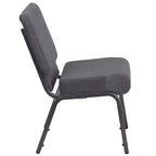 Emma et Oliver Lot de 4 chaises d'église empilables de 53,3 cm de large