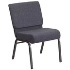 Emma et Oliver Lot de 4 chaises d'église empilables de 53,3 cm de large