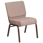 Emma et Oliver Lot de 4 chaises d'église empilables de 53,3 cm de large