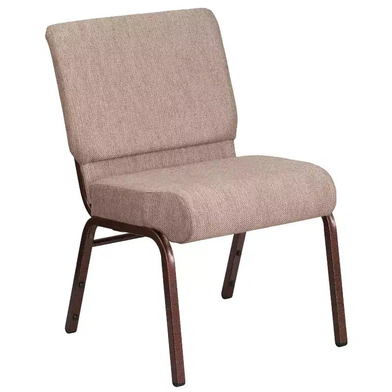 Emma et Oliver Lot de 4 chaises d'église empilables de 53,3 cm de large