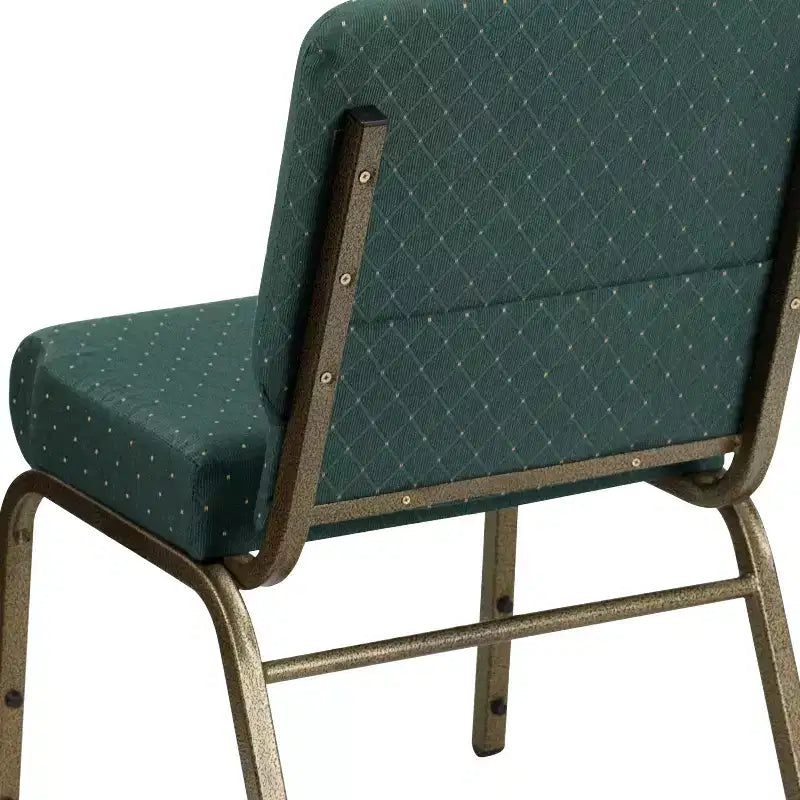 Emma et Oliver Lot de 4 chaises d'église empilables de 53,3 cm de large