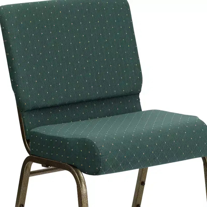 Emma et Oliver Lot de 4 chaises d'église empilables de 53,3 cm de large