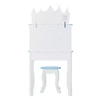 Coiffeuse-jouet Dreamland Castle Fantasy Fields de Teamson Kids Blanc/Rose