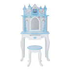 Coiffeuse-jouet Dreamland Castle Fantasy Fields de Teamson Kids Blanc/Rose