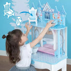 Coiffeuse-jouet Dreamland Castle Fantasy Fields de Teamson Kids Blanc/Rose