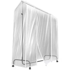 Housse de portemanteau transparente Sorbus 1,8 m – Protection pour vêtements et cintres, rangement pour robes, costumes, manteaux et plus