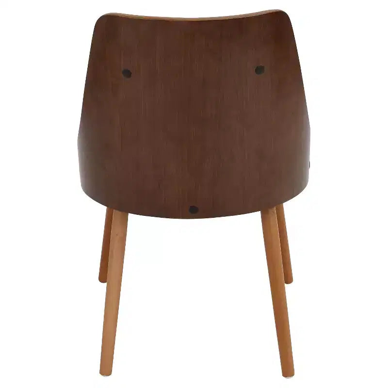 Chaise de salle à manger Gianna Mid Century Modern en noyer - Lumisource
