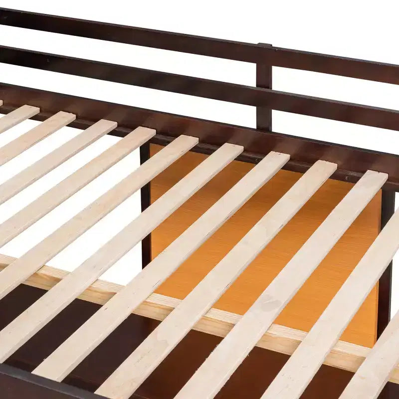 Lit mezzanine en bois avec bureau, tableau d'écriture et meuble à 2 tiroirs - ModernLuxe