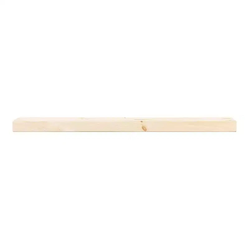 Étagère de cheminée moderne Ember Vara en bois - Comporte des nœuds et un aspect vieilli naturel