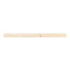 Étagère de cheminée moderne Ember Vara en bois - Comporte des nœuds et un aspect vieilli naturel