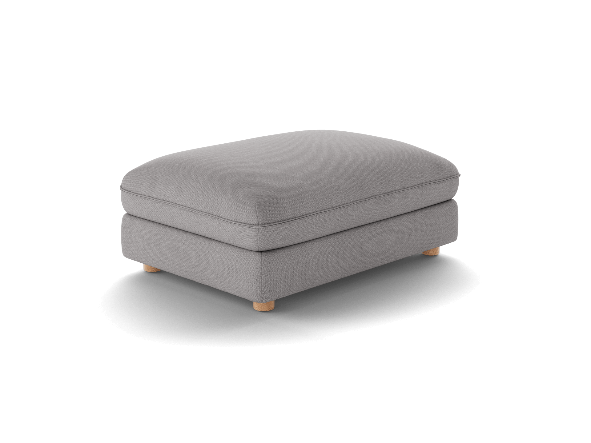 Ottoman – The Ottoman is a storage ottoman that doubles as a footrest, extra seating, or occasional table