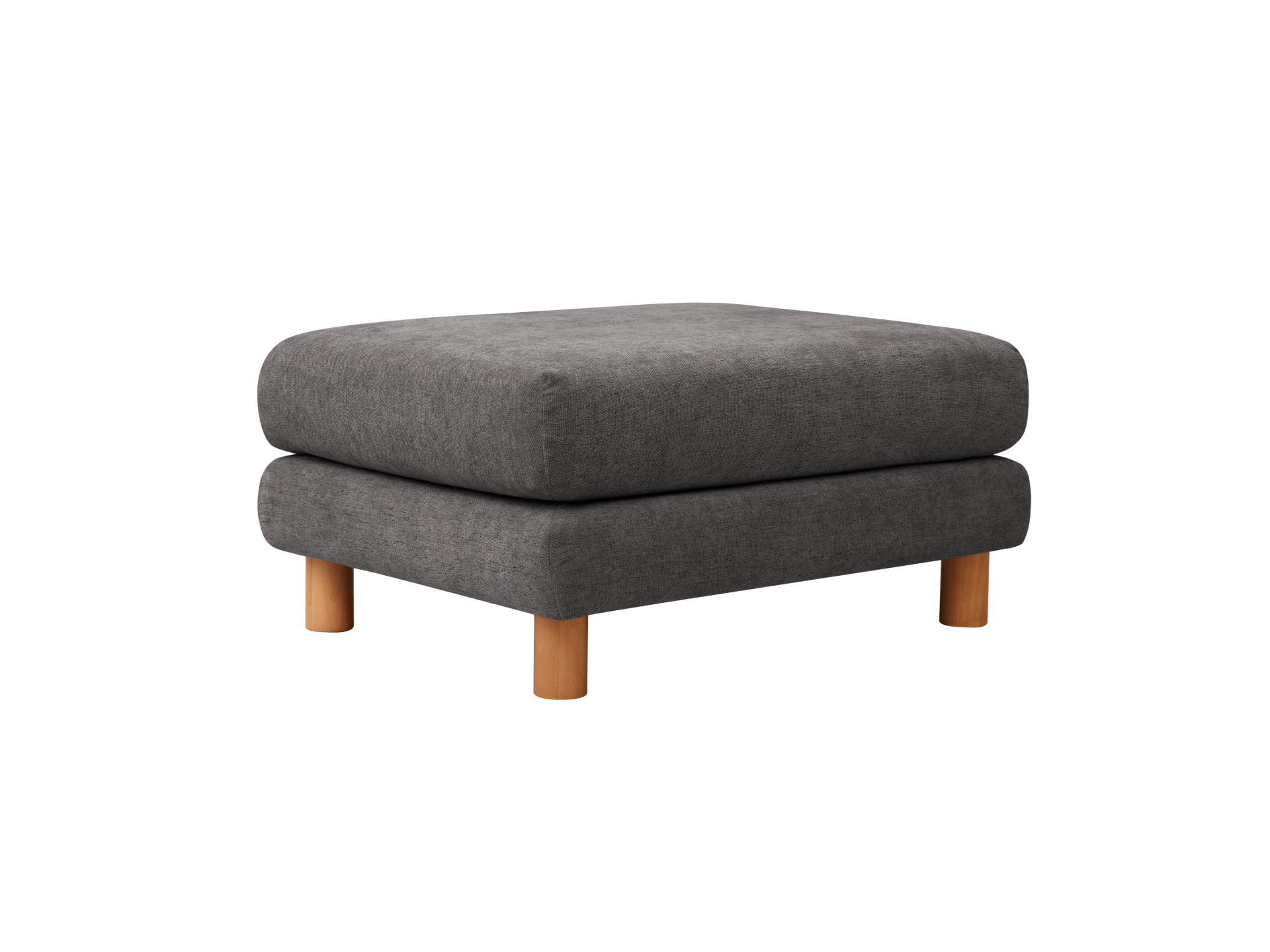 Sofa Ottoman – The Sofa Ottoman is a companion piece for the Sofa, featuring timber feet and a classic silhouette that fits most room styles