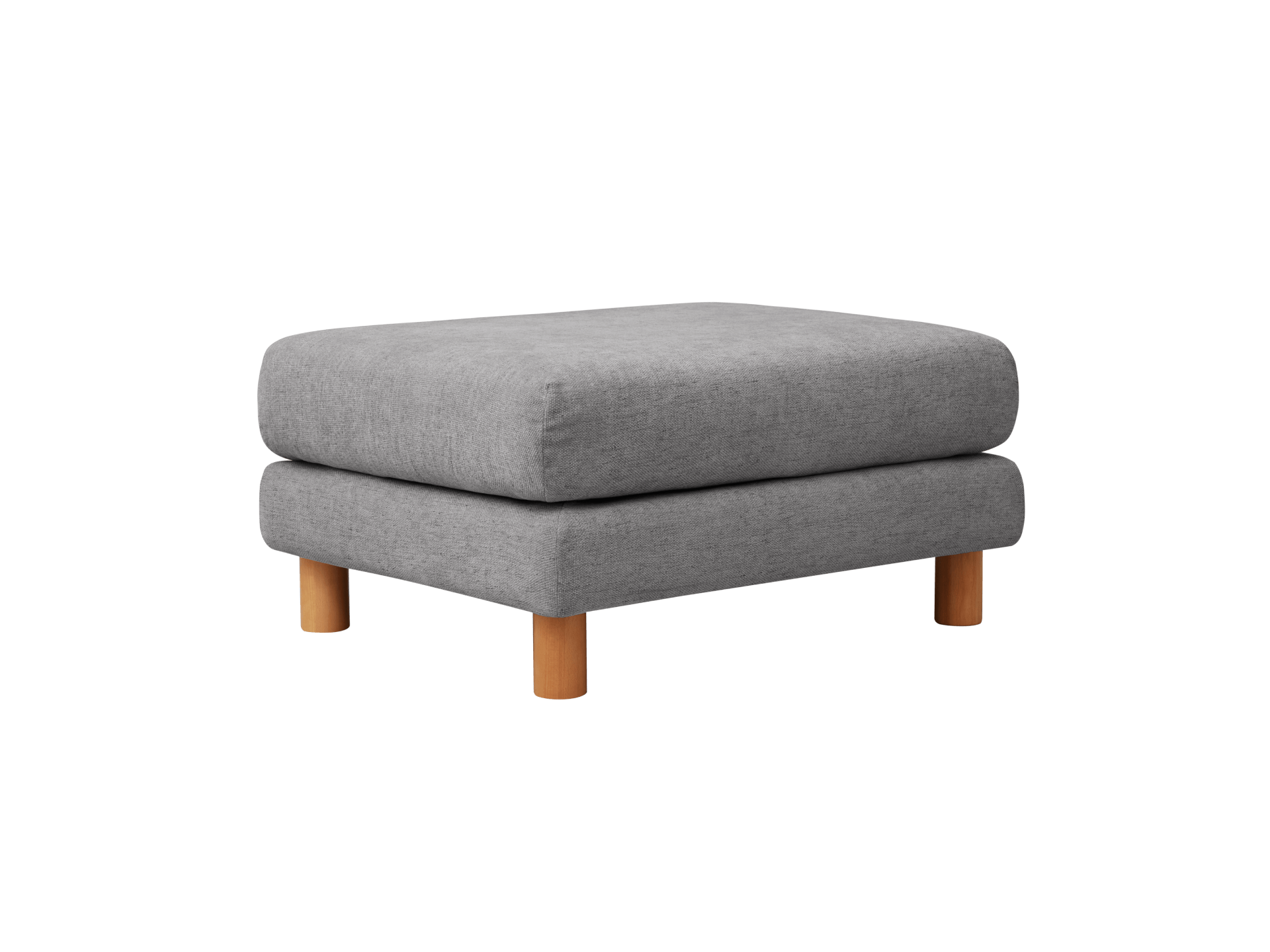 Sofa Ottoman – The Sofa Ottoman is a companion piece for the Sofa, featuring timber feet and a classic silhouette that fits most room styles