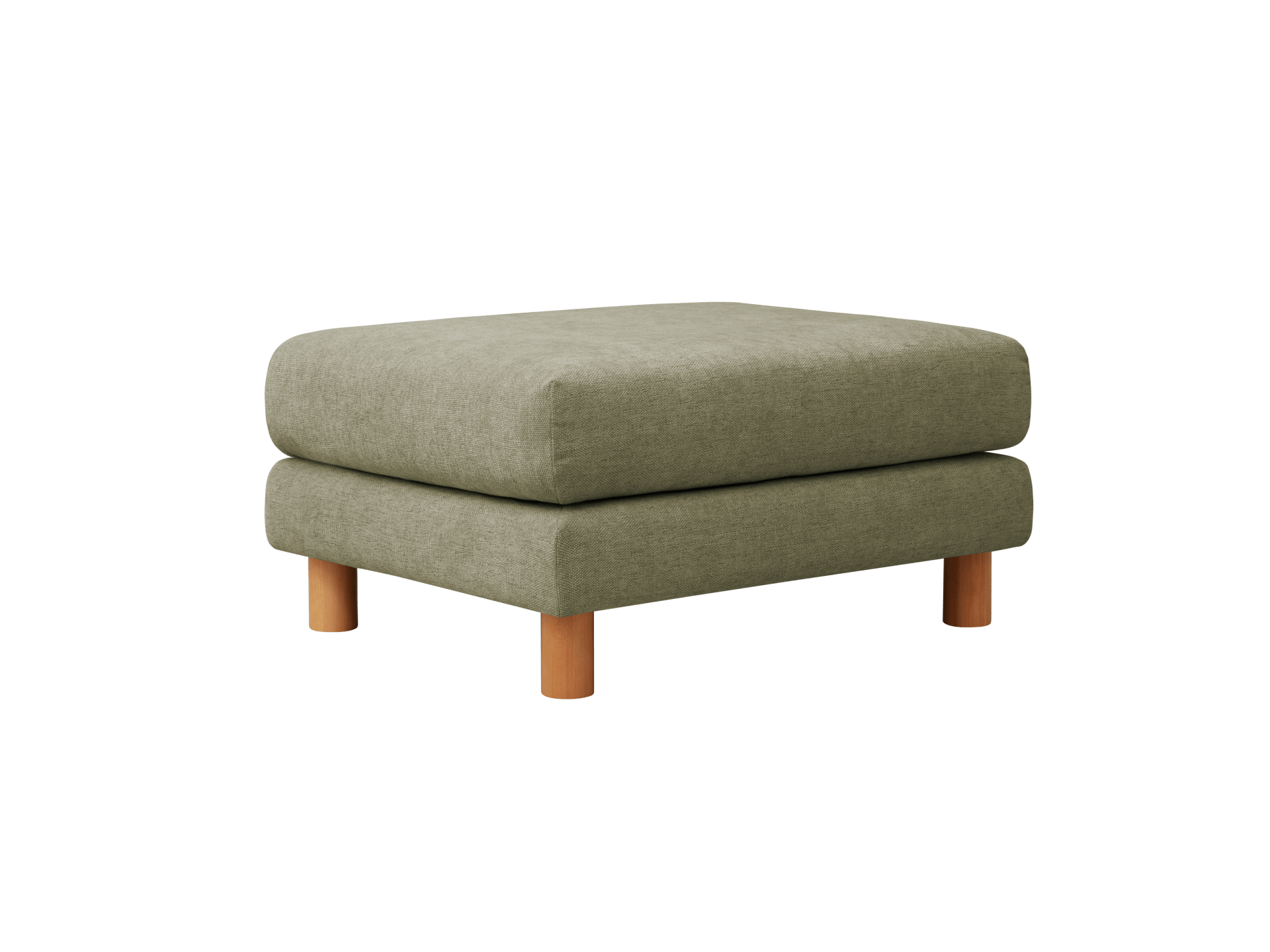 Sofa Ottoman – The Sofa Ottoman is a companion piece for the Sofa, featuring timber feet and a classic silhouette that fits most room styles