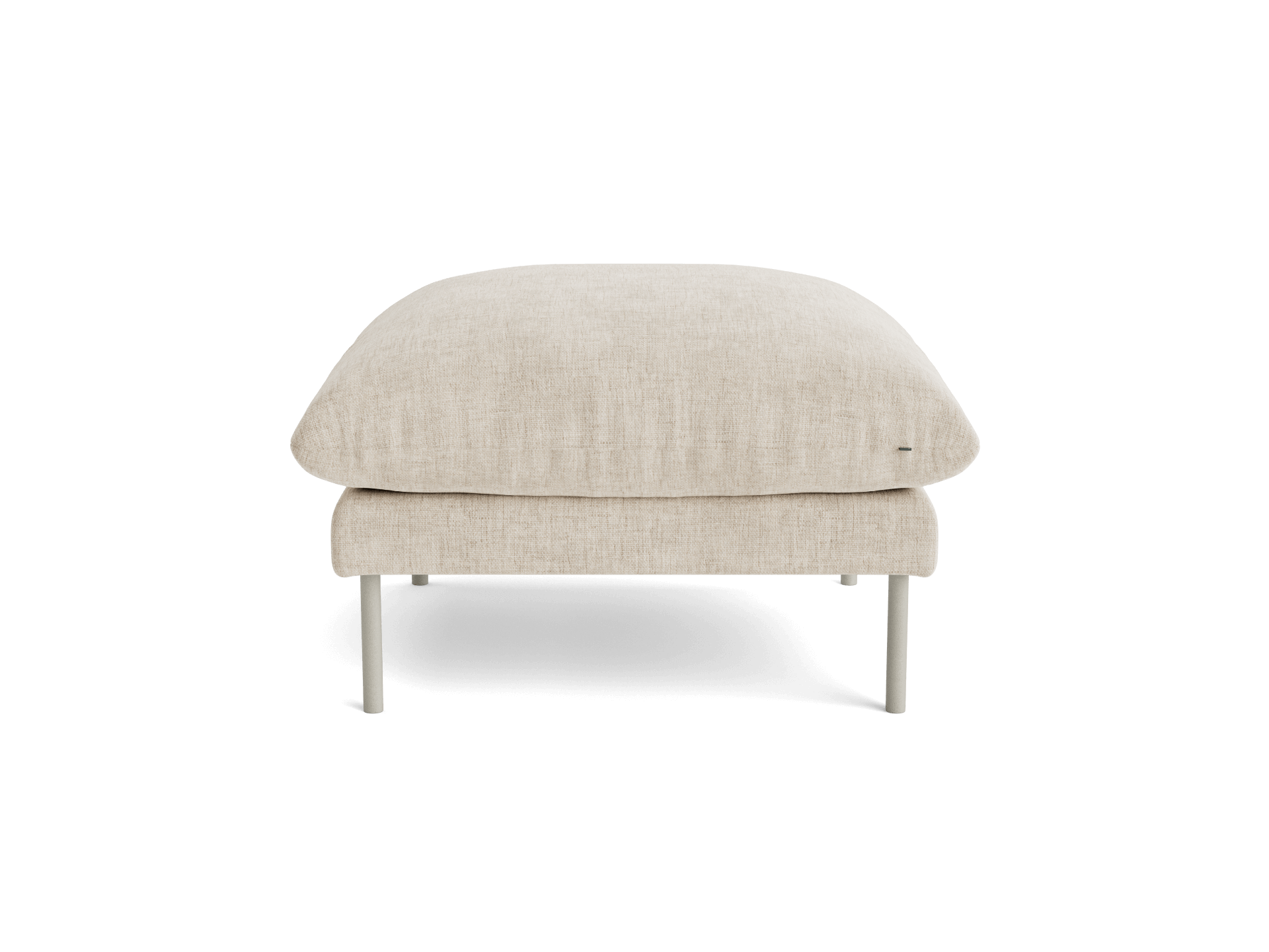 Ottoman – The Ottoman is a companion piece for the Sofa and Armchair, designed with the same contemporary aesthetic and oversized, pillowy cushioning