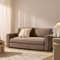 3 Seater Sofa - Chenille Mushroom – Generous in size and timeless in design, the 3-Seater Sofa is made for, hosting, and everything in between