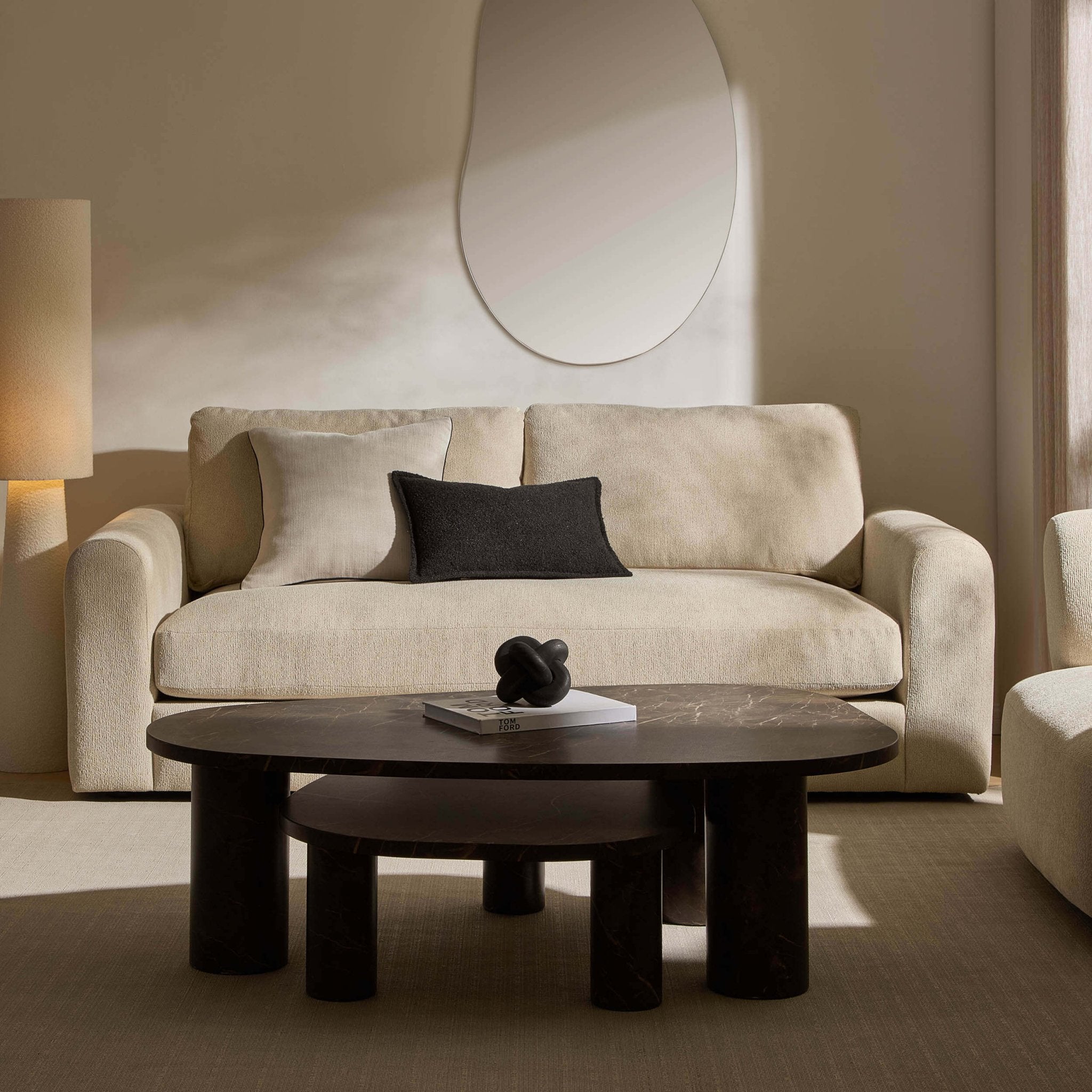 3 Seater Sofa - Sand Boucle – Generous in size and timeless in design, the 3-Seater Sofa is made for, hosting, and everything in between