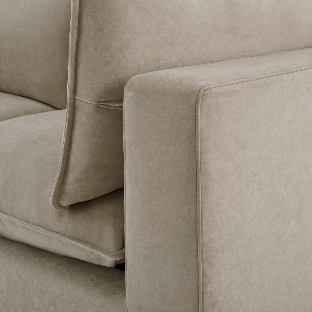 2 Seater Sofa - Stone – Introducing the 2-Seater Sofa from the Collection, where style meets luxury