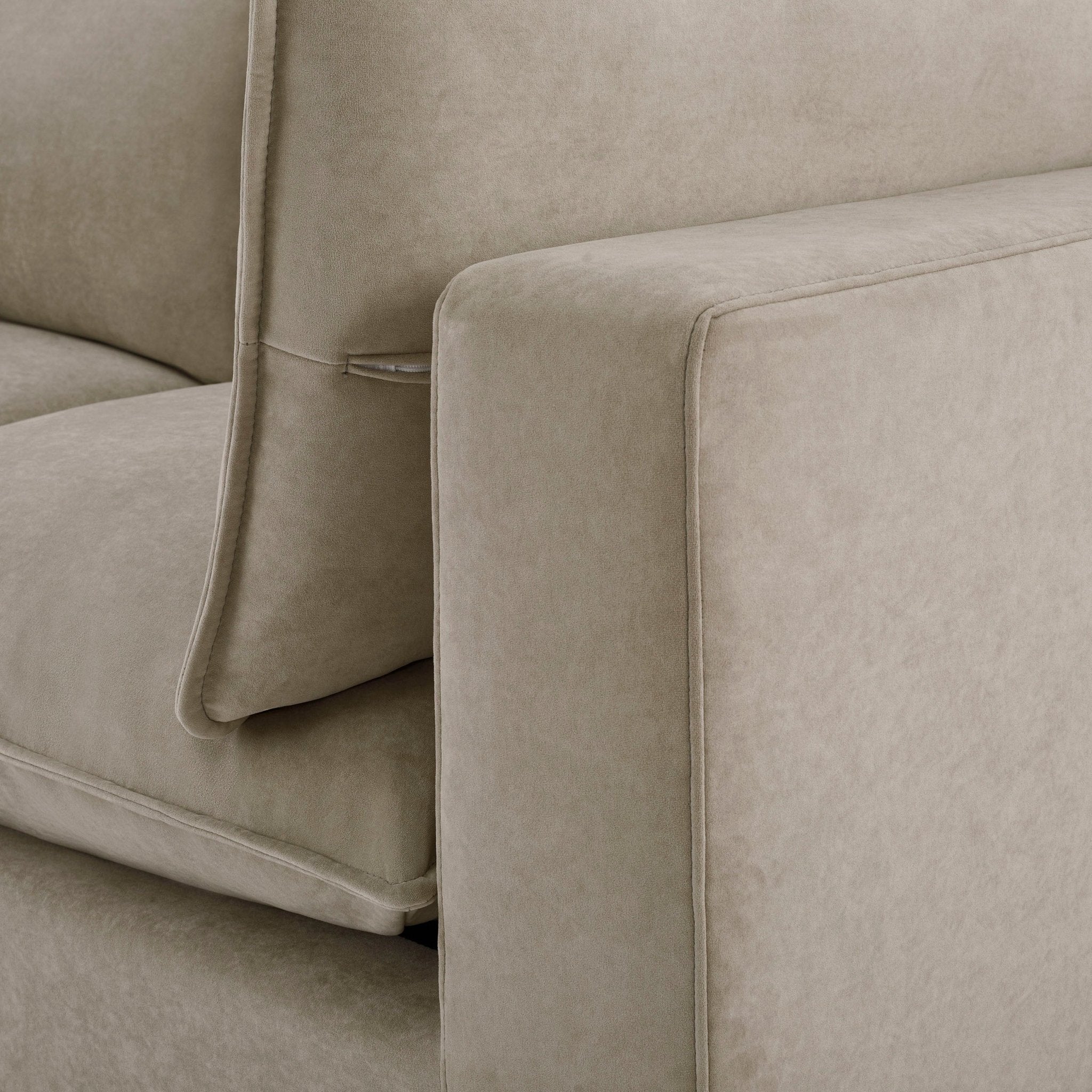 2 Seater Sofa - Stone – Introducing the 2-Seater Sofa from the Collection, where style meets luxury
