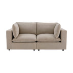 2 Seater Sofa - Stone – Introducing the 2-Seater Sofa from the Collection, where style meets luxury