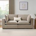 2 Seater Sofa - Stone – Introducing the 2-Seater Sofa from the Collection, where style meets luxury