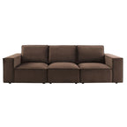 3 Seater Sofa - Cappuccino – Add a touch of contemporary style to your home with the 3-Seater sofa in Cappuccino