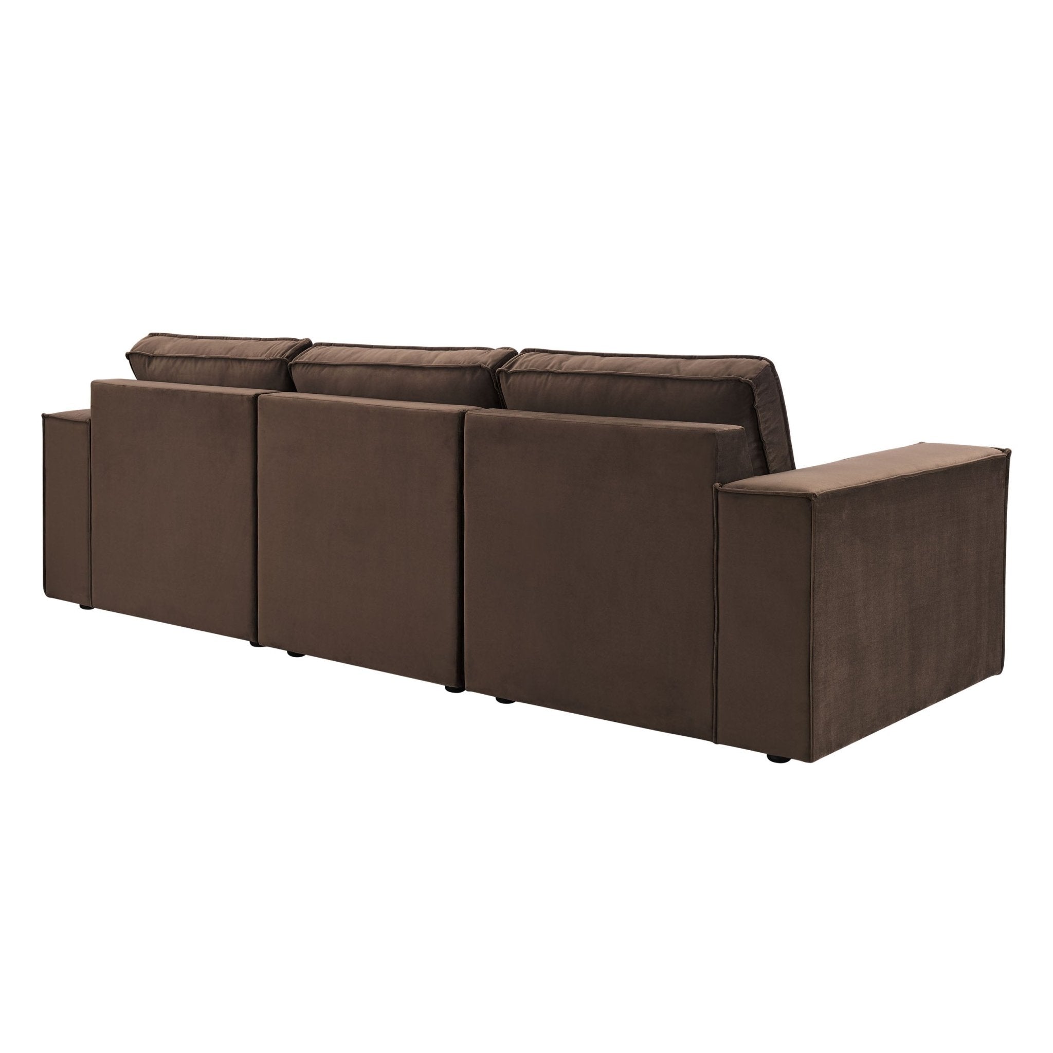 3 Seater Sofa - Cappuccino – Add a touch of contemporary style to your home with the 3-Seater sofa in Cappuccino