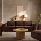 3 Seater Sofa - Cappuccino – Add a touch of contemporary style to your home with the 3-Seater sofa in Cappuccino