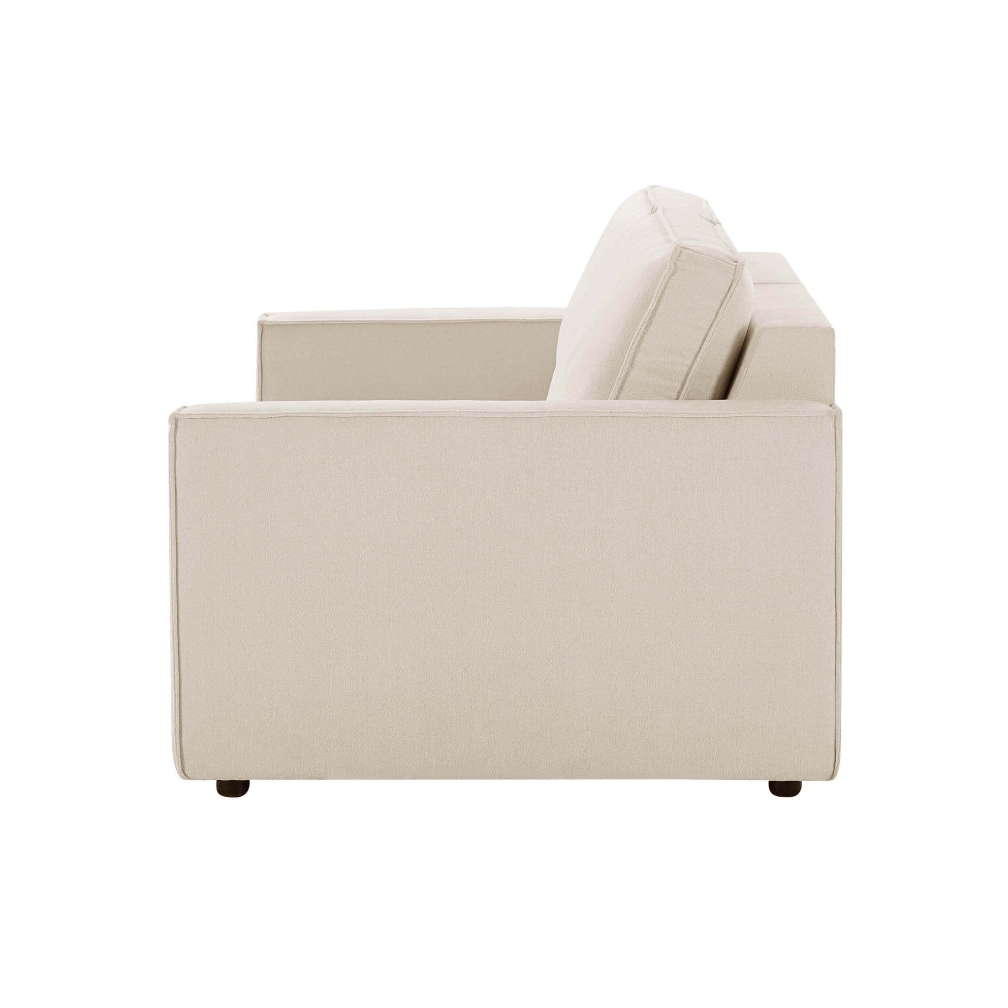Slim Arm 2 Seater Sofa - Chenille Ivory – A slimmed-down take on our bestselling sofa, designed to maximise space without losing the luxe