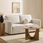 Slim Arm 2 Seater Sofa - Chenille Ivory – A slimmed-down take on our bestselling sofa, designed to maximise space without losing the luxe