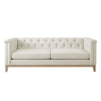 3 Seater Sofa - Cream Linen – Discover the linen look 3 seater sofa in cream from the collection as you get ready to relax and unwind