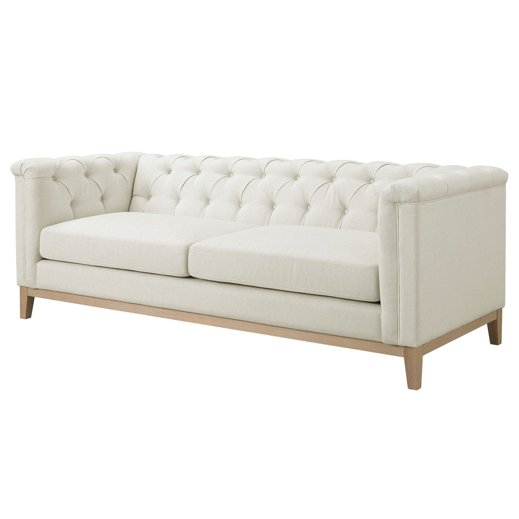 3 Seater Sofa - Cream Linen – Discover the linen look 3 seater sofa in cream from the collection as you get ready to relax and unwind