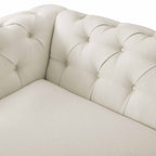 3 Seater Sofa - Cream Linen – Discover the linen look 3 seater sofa in cream from the collection as you get ready to relax and unwind