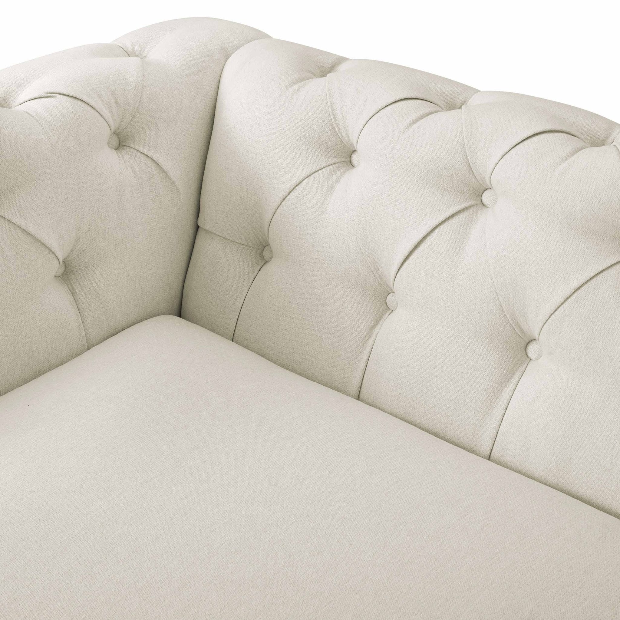 3 Seater Sofa - Cream Linen – Discover the linen look 3 seater sofa in cream from the collection as you get ready to relax and unwind