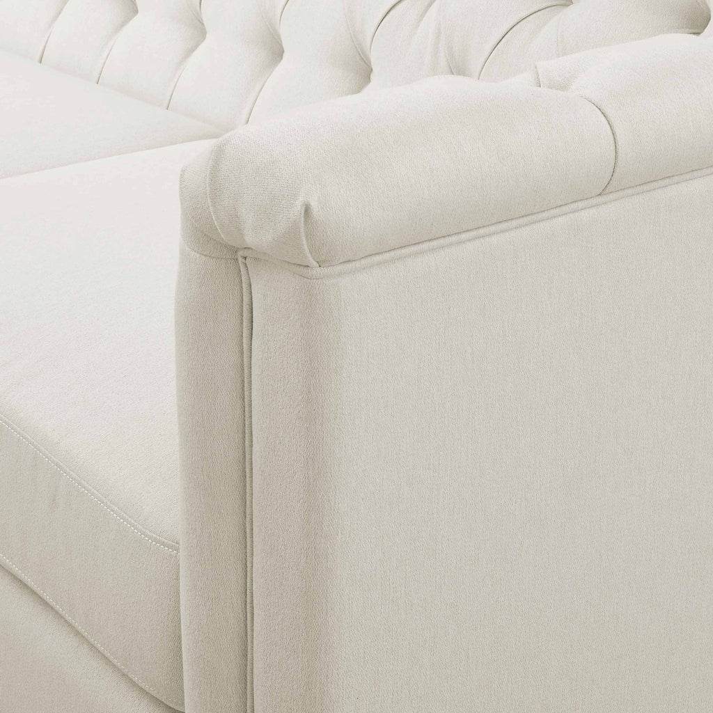 3 Seater Sofa - Cream Linen – Discover the linen look 3 seater sofa in cream from the collection as you get ready to relax and unwind