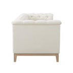 3 Seater Sofa - Cream Linen – Discover the linen look 3 seater sofa in cream from the collection as you get ready to relax and unwind