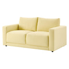 2 Seater Sofa - Butter Yellow – The 2 seater sofa is tailored, comfortable and effortlessly refined