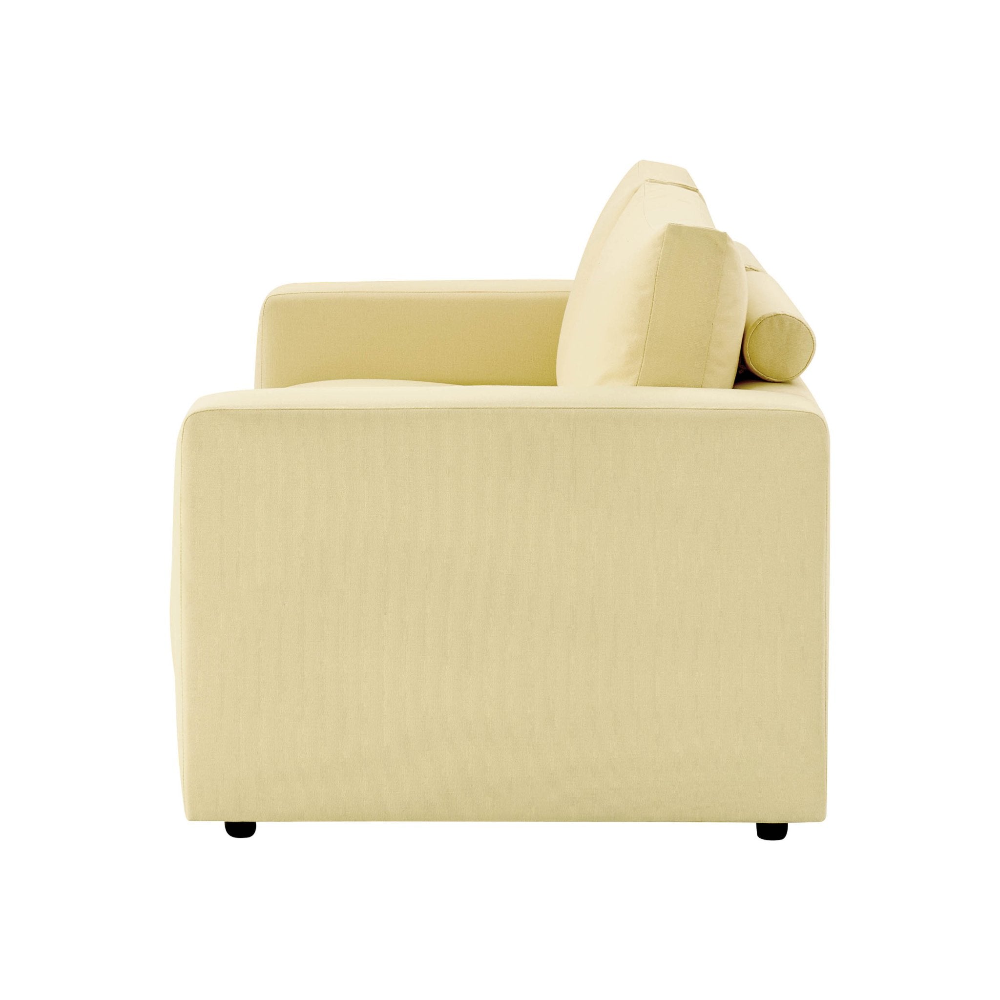 2 Seater Sofa - Butter Yellow – The 2 seater sofa is tailored, comfortable and effortlessly refined