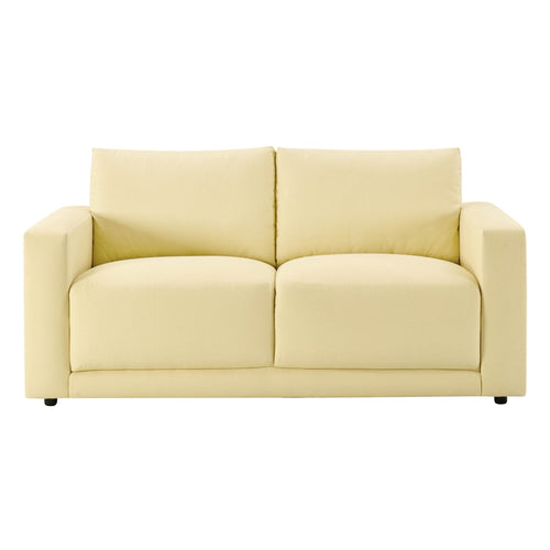 2 Seater Sofa - Butter Yellow – The 2 seater sofa is tailored, comfortable and effortlessly refined