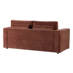 2 Seater Sofa - Chenille Dark Rust – The 2 seater sofa is tailored, comfortable and effortlessly refined