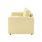 3 Seater Sofa - Butter Yellow – The 3 seater is a spacious, sculptural sofa designed for everyday