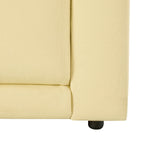 3 Seater Sofa - Butter Yellow – The 3 seater is a spacious, sculptural sofa designed for everyday