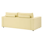 3 Seater Sofa - Butter Yellow – The 3 seater is a spacious, sculptural sofa designed for everyday