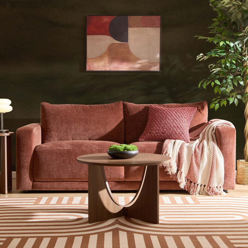 Canapé 3 places - Chenille Dark Rus