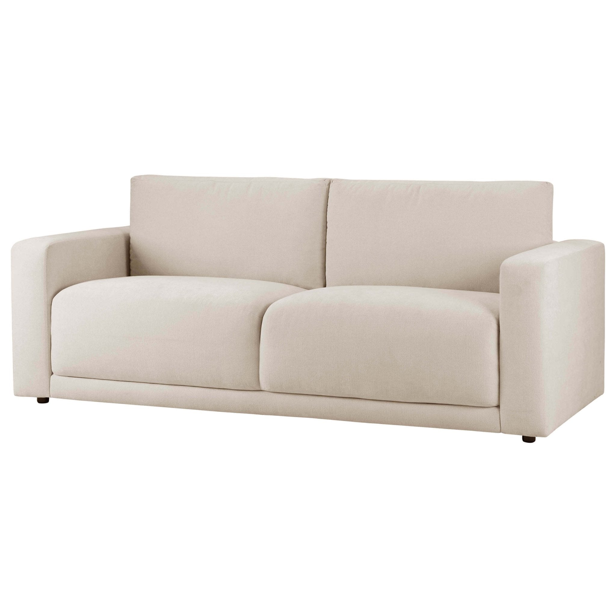 3 Seater Sofa - Chenille Ivory – The 3 seater is a spacious, sculptural sofa designed for everyday