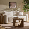 3 Seater Sofa - Chenille Ivory – The 3 seater is a spacious, sculptural sofa designed for everyday