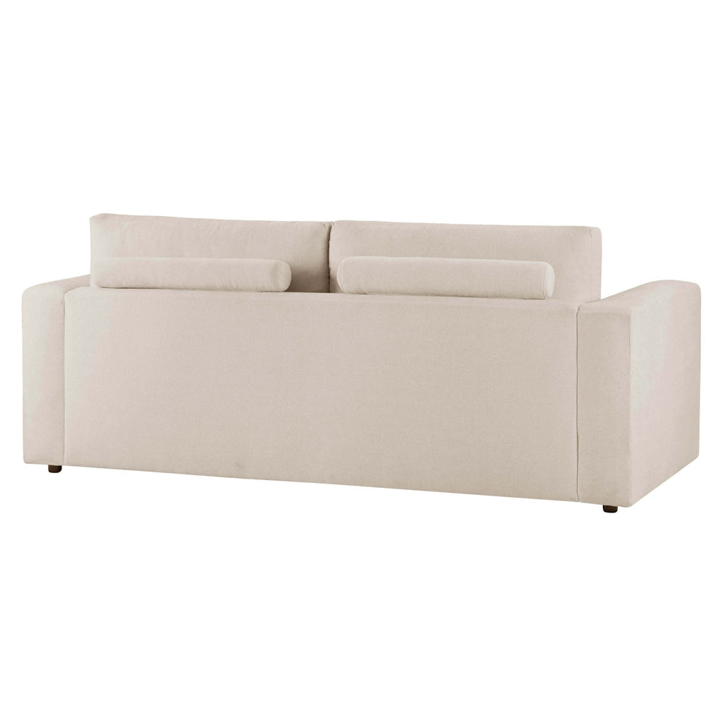 3 Seater Sofa - Chenille Ivory – The 3 seater is a spacious, sculptural sofa designed for everyday
