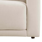 3 Seater Sofa - Chenille Ivory – The 3 seater is a spacious, sculptural sofa designed for everyday