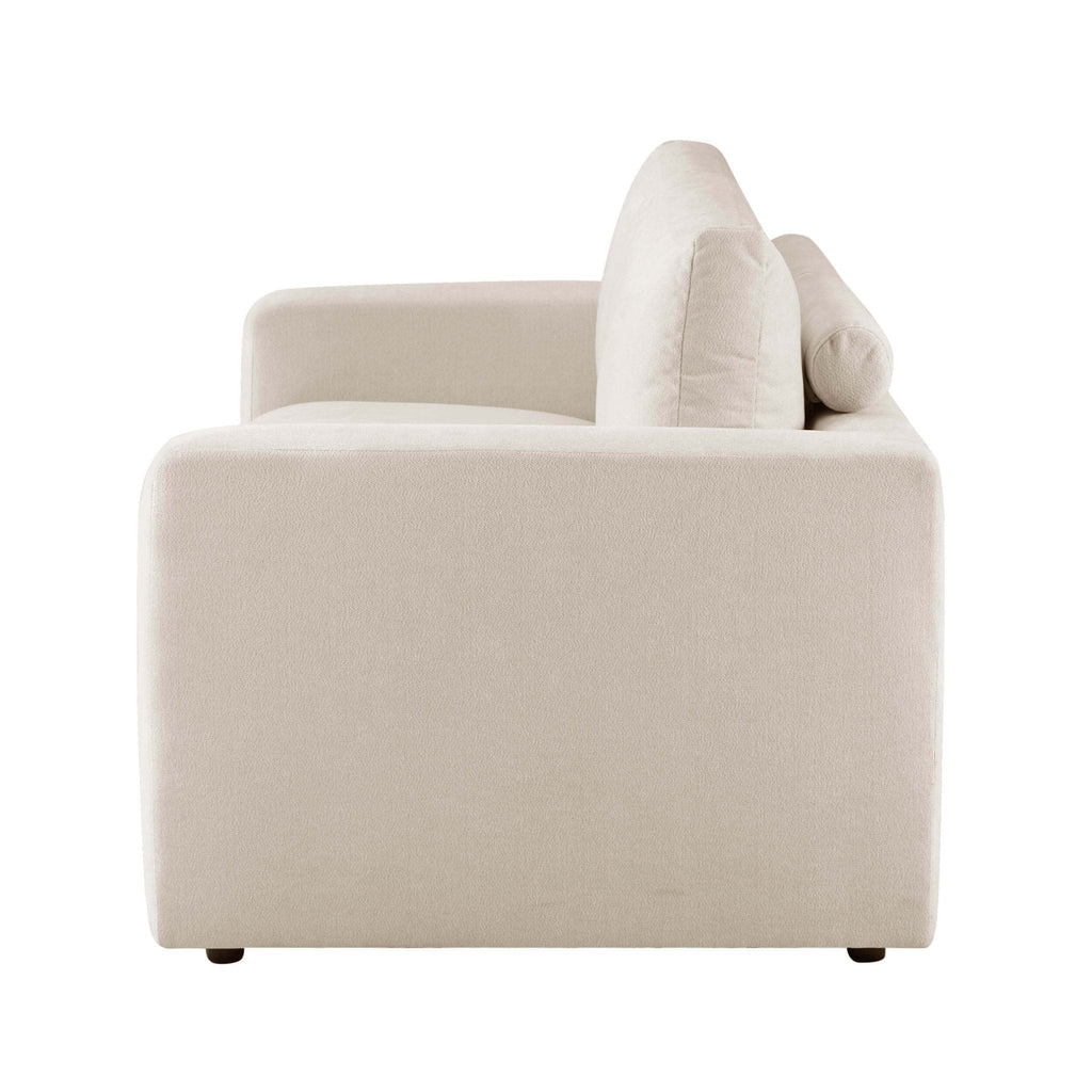 3 Seater Sofa - Chenille Ivory – The 3 seater is a spacious, sculptural sofa designed for everyday
